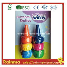 3D Animal Finger Crayon 6PCS for Kids Paint Gift